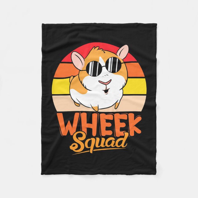 Hamster Whead Squad Fleecedecke (Vorderseite)