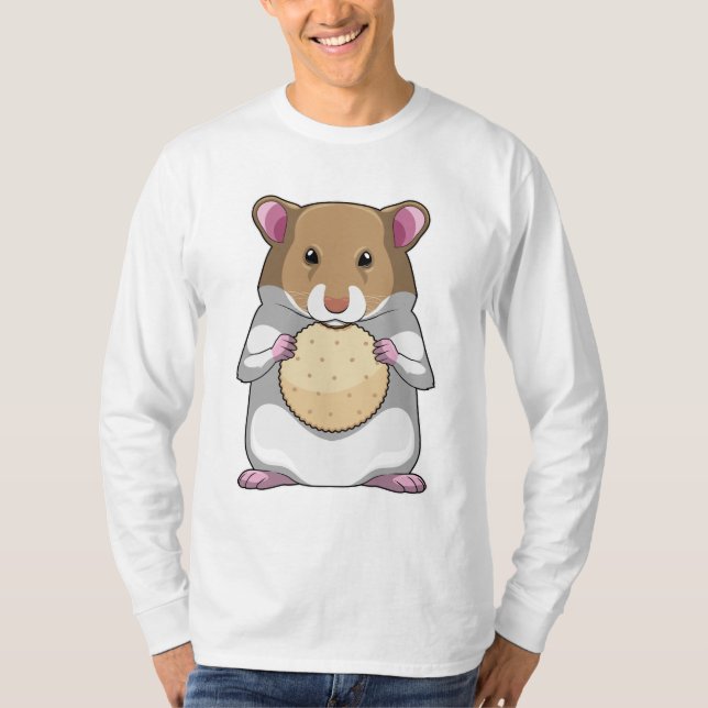 Hamster with Biscuit T-Shirt (Vorderseite)