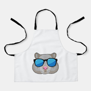 Hamster with Sunglasses Schürze