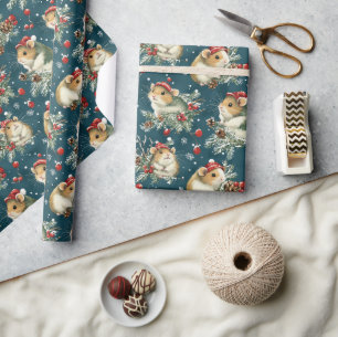 Hamster Wrapping Paper Geschenkpapier