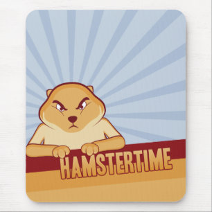 Hamster-Zeit Mousepad - Vertikale