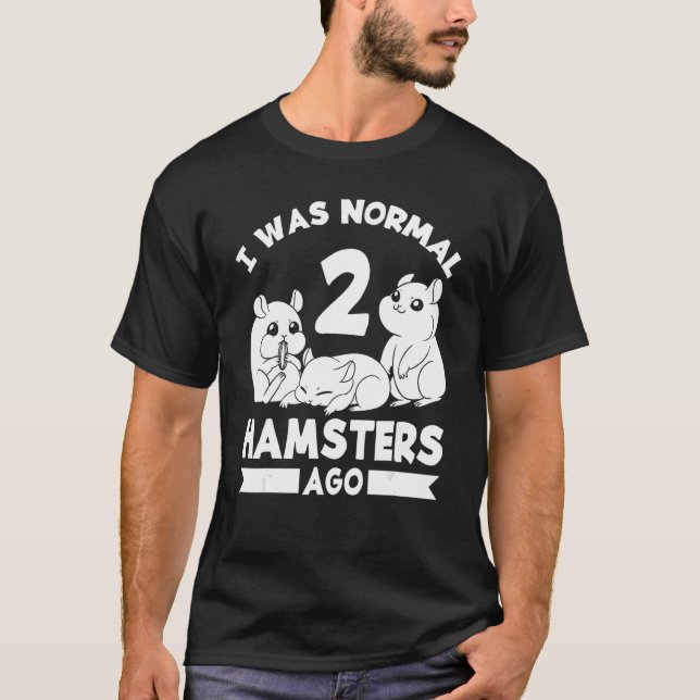 Hamsterfutter für Tiere in Niedlichen Käfigen T-Shirt (Vorderseite)