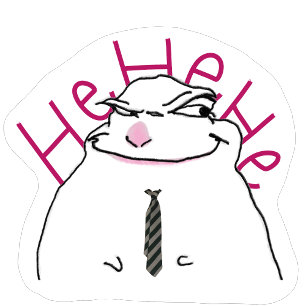 Hamsterkleber Aufkleber
