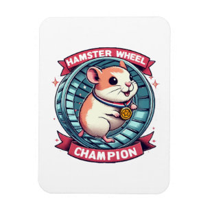 Hamsterrad-Champion Magnet