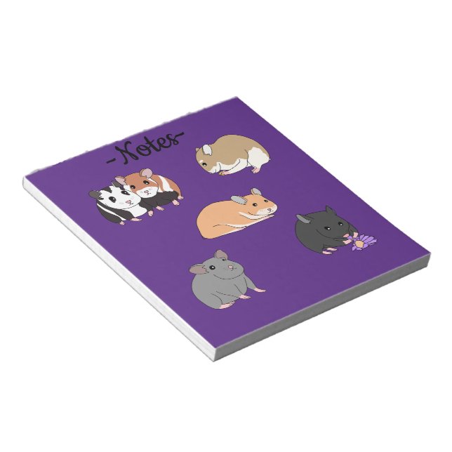 Hamsters  notizblock (angewinkelt)