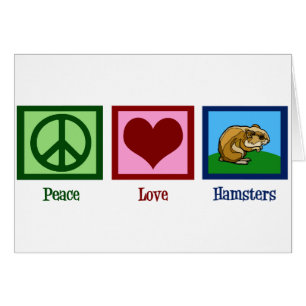 Hamsters Peace Love
