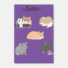 Hamsters post-it klebezettel
