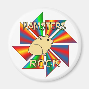 Hamsters Rock Magnet