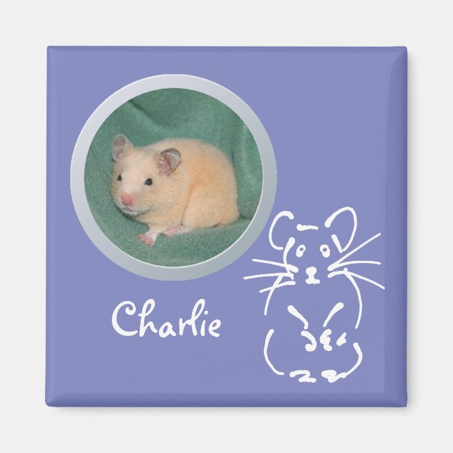 Hamsterspeicher Hinzufügen eines Fotos Magnet (Vorne)