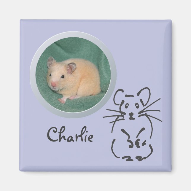 Hamsterspeicher Hinzufügen eines Fotos Magnet (Vorne)