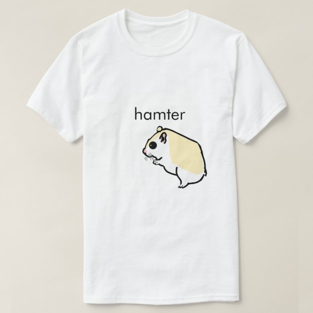 Hamter Süßes Meme T-Shirt (Design vorne)