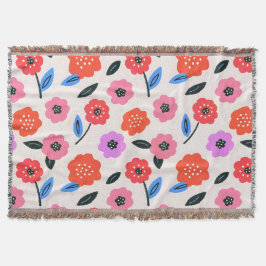 Han zeichnet Blumenmuster Decke