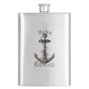Hana Hawaii Vacation Nautical Anchor Sailing Flachmann