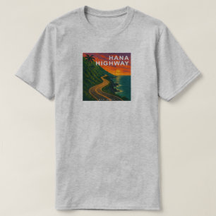 Hana Highway Maui Hawaii Sunset T-Shirt