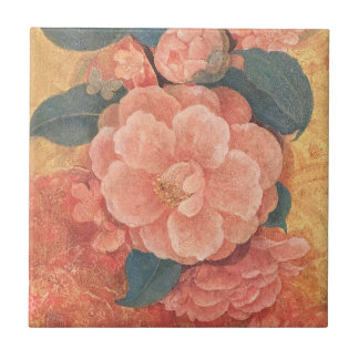 Hana-Tawawa: The Blossoming Camellia - Tapestry Fliese