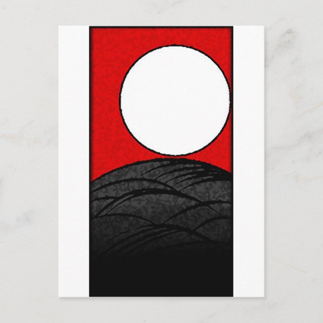 hanafuda japanese card (JAPAN KYOTO) Postkarte (Vorderseite)