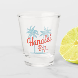 Hanalei Bay Hawaii Insel Kauai Souvenir Schnapsglas