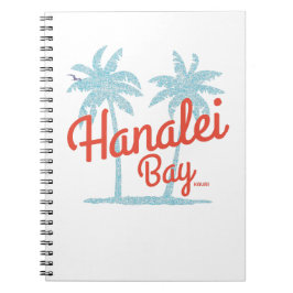 Hanalei Bay Hawaii Island Kauai Souvenir Shot G Notizblock