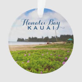 Hanalei Bay Kauai Hawaii 2 Foto Ornament