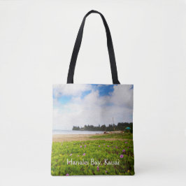 Hanalei Bay, Kauai Hawaii Beach Blume Tasche