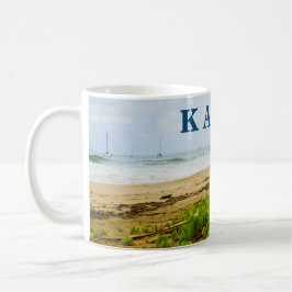 Hanalei Bay Kauai Hawaii Beach & Boote Kaffeetasse
