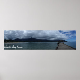 Hanalei Bay, Kauai Poster