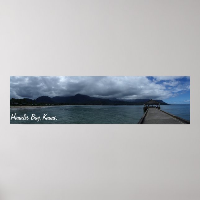 Hanalei Bay, Kauai Poster (Vorne)