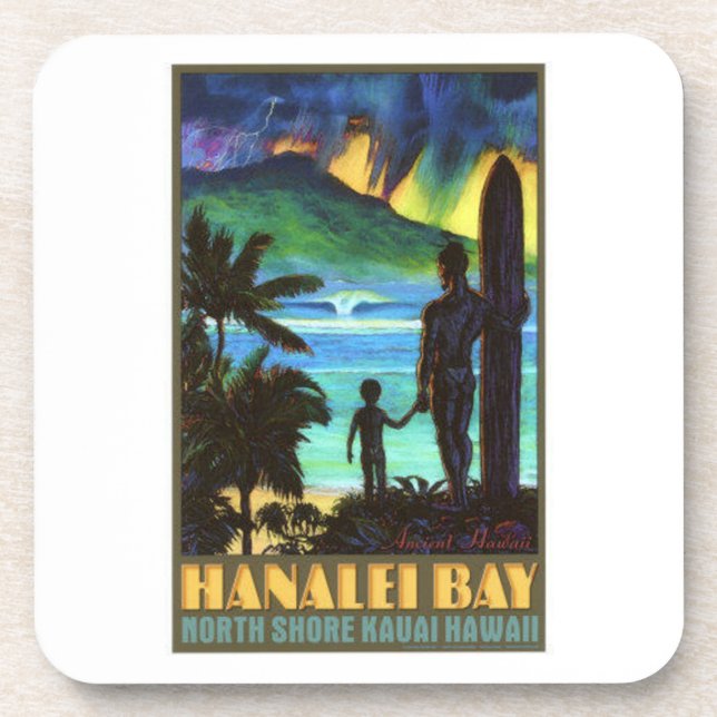 Hanalei Bay Untersetzer (Vorderseite)