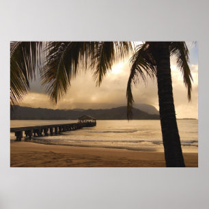 Hanalei Bucht - Kauai, Hawaii Poster