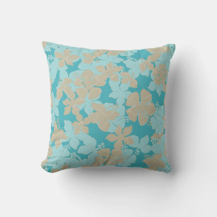 Hanalei Hawaiian Hibiskus Camouflage Floral Kissen