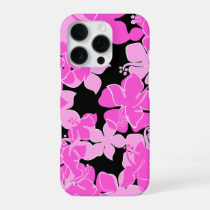 Hanalei Hawaiian Hibiskus Floral Pink iPhone 16 Pro Hülle