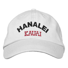 Hanalei Kauai Hawaii Bestickte Kappe