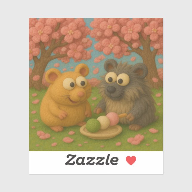 Hanami Friends Sticker (Blatt)