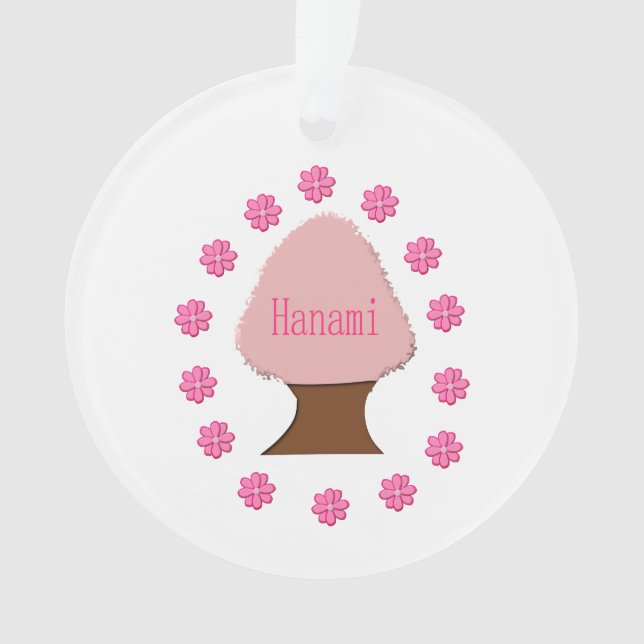 Hanami Japanese Cherry Tree Ornament (Vorderseite)