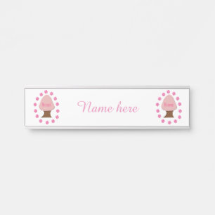 Hanami Japanese Cherry Tree Personalisiert Türschild