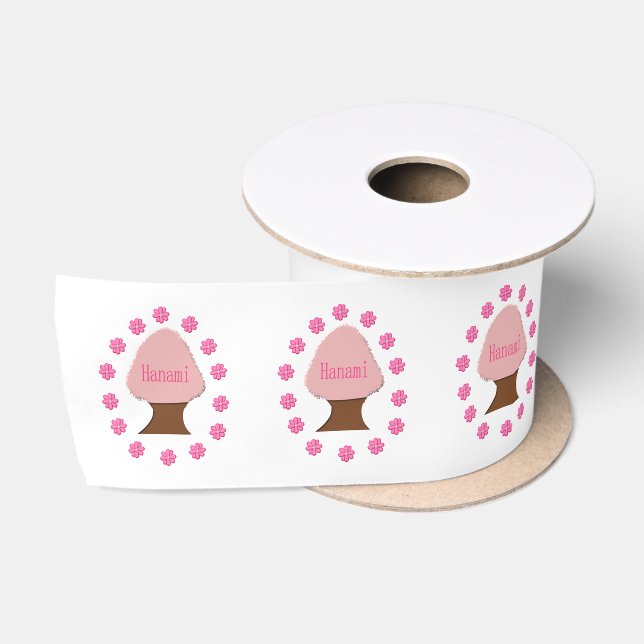 Hanami Japanese Cherry Tree Satinband (Spule)