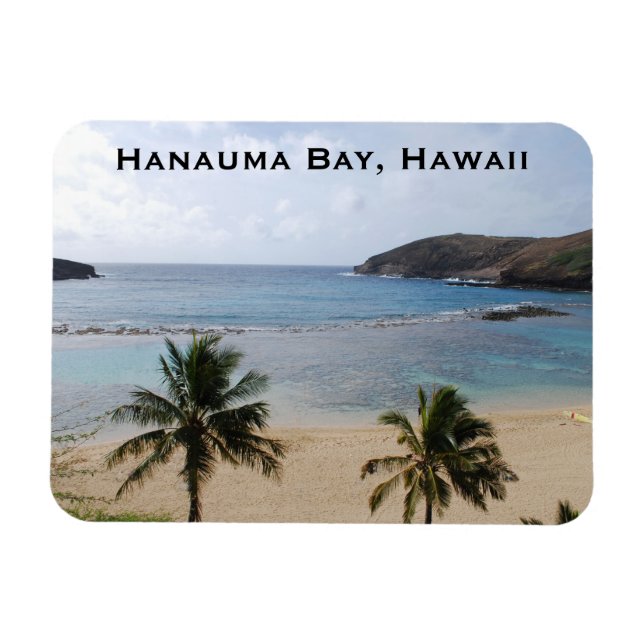 Hanauma Bay Beach, Hawaii Magnet (Horizontal)