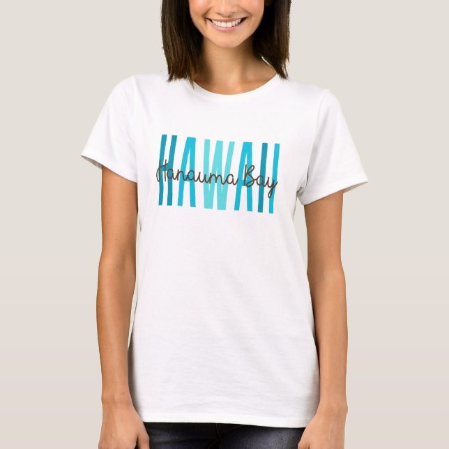 Hanauma Bay Hawaii (Ozean) T-Shirt (Vorderseite)