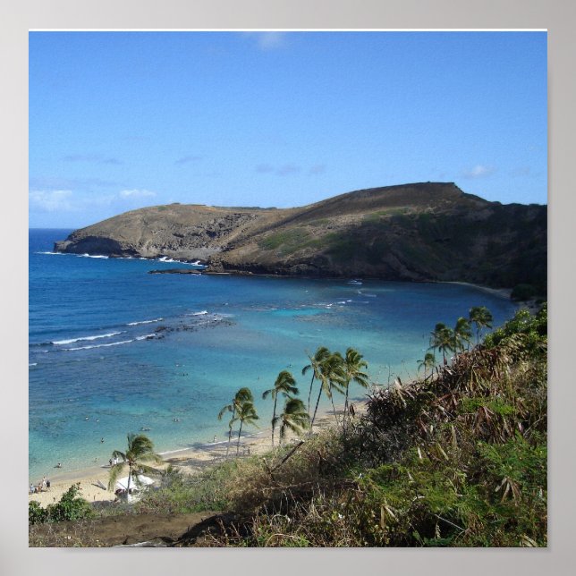 Hanauma Bay hawaii Poster (Vorne)