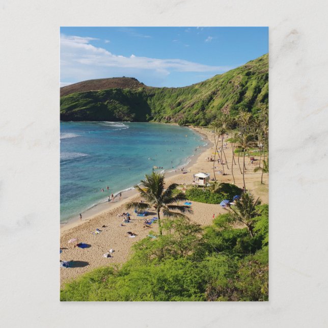 Hanauma Bay Hawaii - Urlaub 2018 Postkarte (Vorderseite)