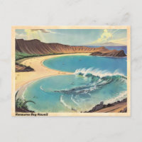 Hanauma Bay Hawaii Vintage Reise