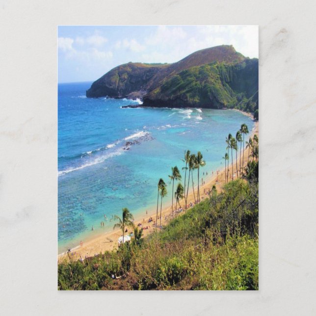 Hanauma Bay, Honolulu, Oahu, Hawaii View Postkarte (Vorderseite)