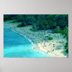 Hanauma Bay Shoreline Poster