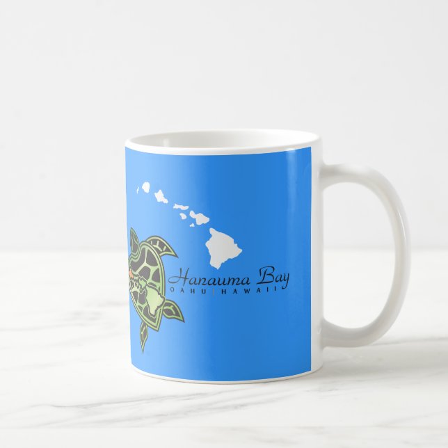 Hanauma Bucht-Hawaii-Inseln Kaffeetasse (Rechts)