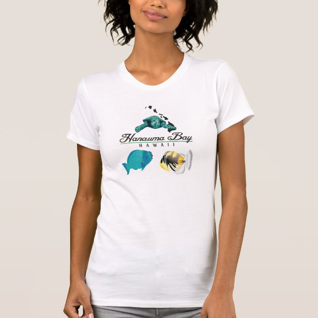 Hanauma Bucht Hawaii T-Shirt (Vorderseite)