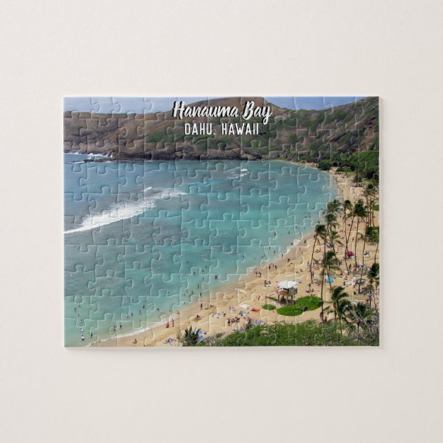 Hanauma Bucht in Oahu, Hawaii Puzzlespiel (Horizontal)