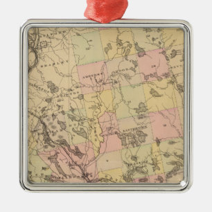 Hancock County, Maine Silbernes Ornament