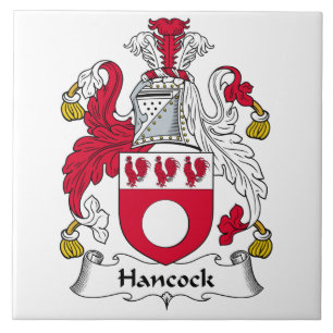 Hancock-Familienwappen Fliese