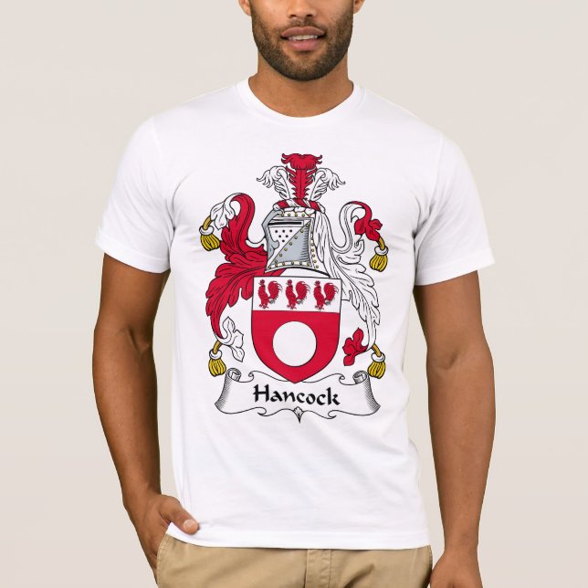 Hancock-Familienwappen T-Shirt (Vorderseite)