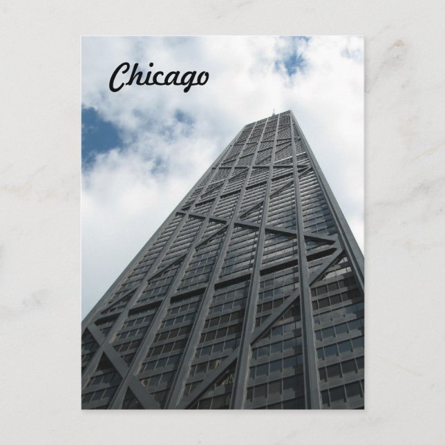 Hancock-Gebäude - Chicago Postkarte (Vorderseite)